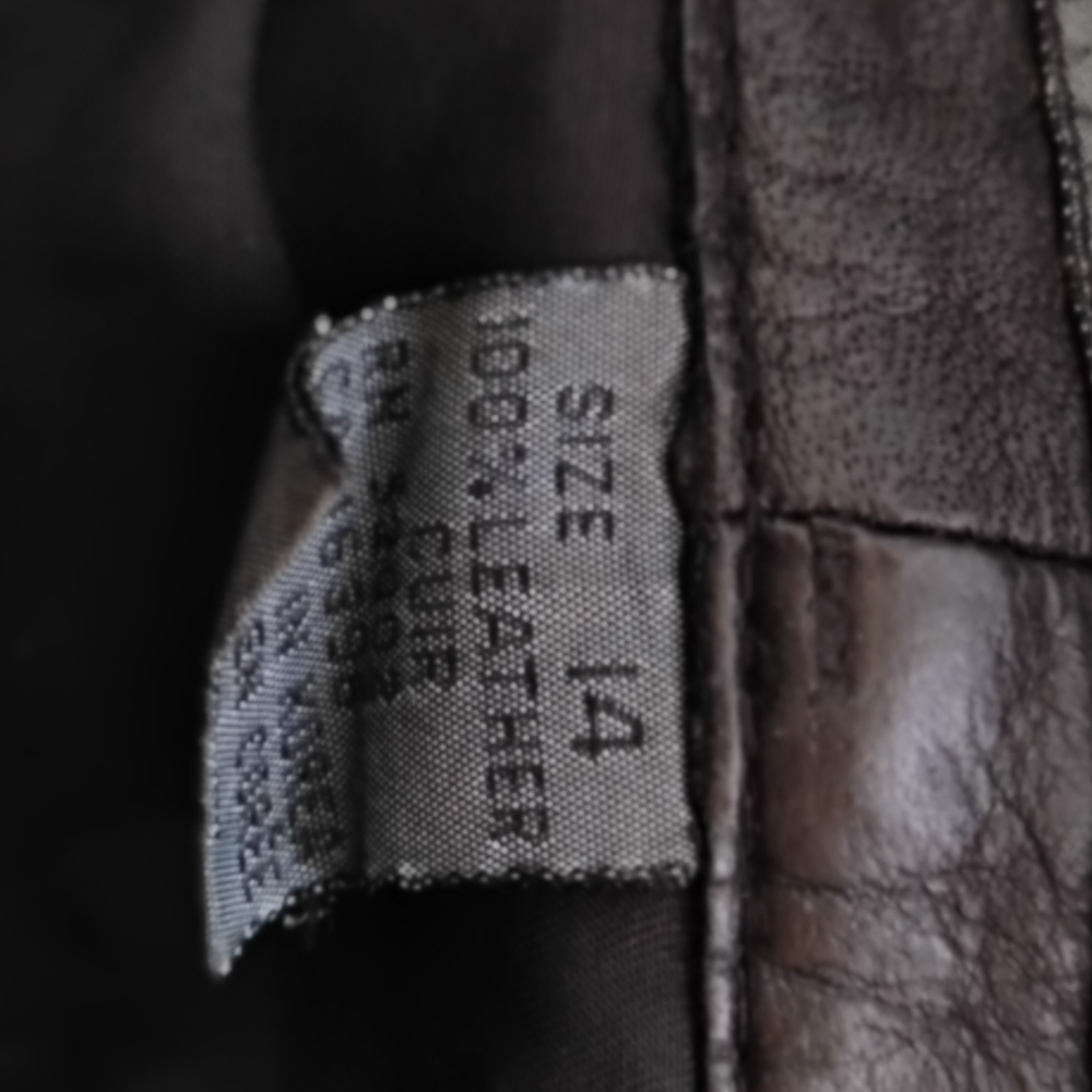 Liz Clairborborn Leather Skirt- Size 14